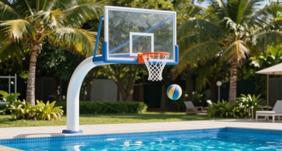 top pool basketball hoops