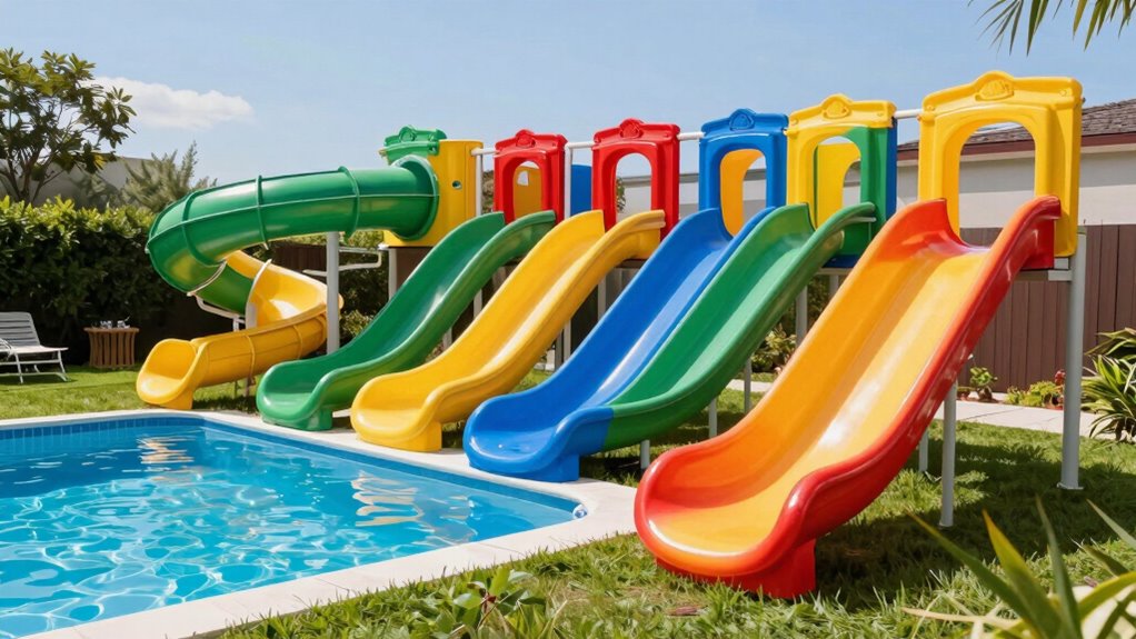 top pool slide selections