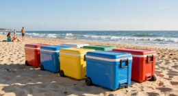 top rolling beach coolers