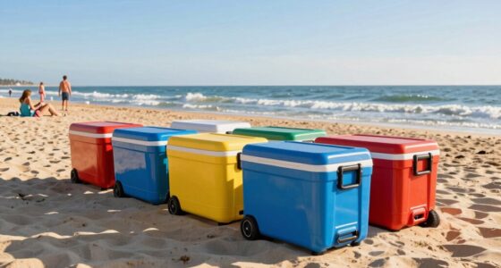 top rolling beach coolers