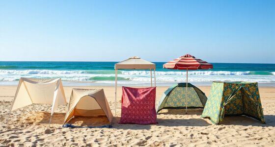 top wind resistant beach tents