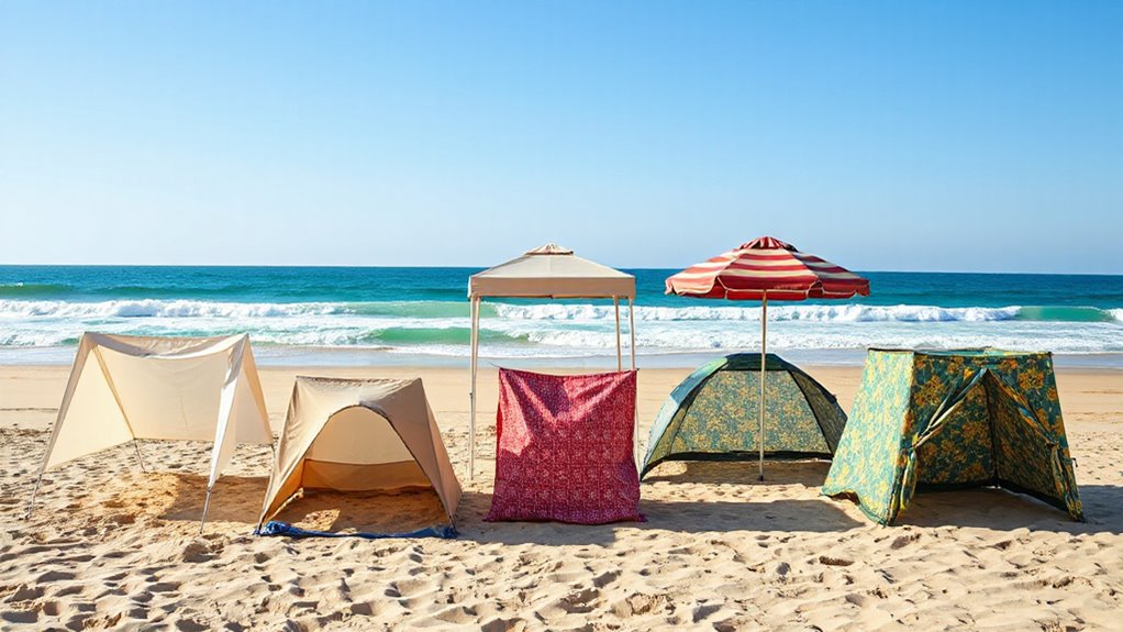 top wind resistant beach tents