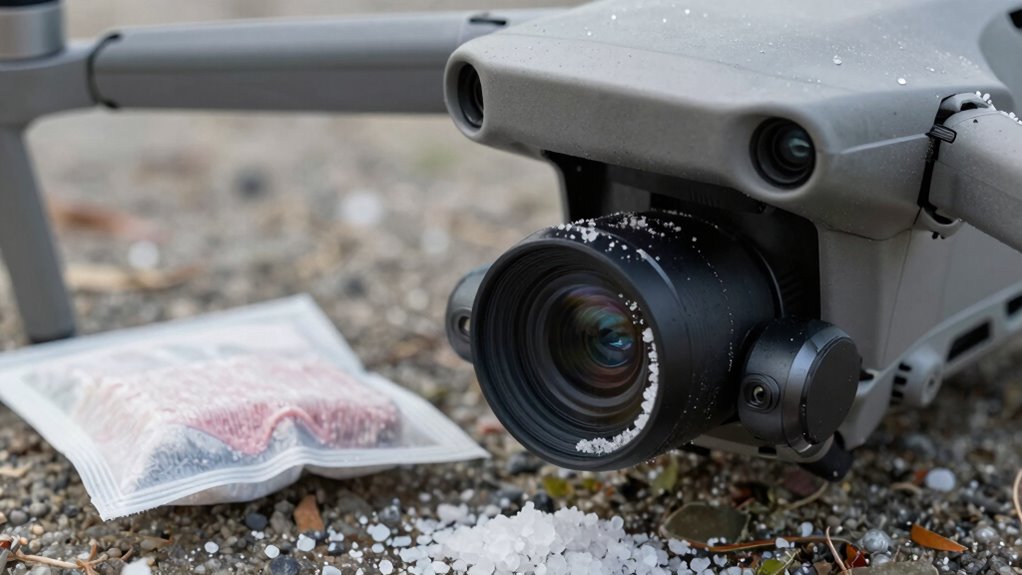 use desiccants and sealants