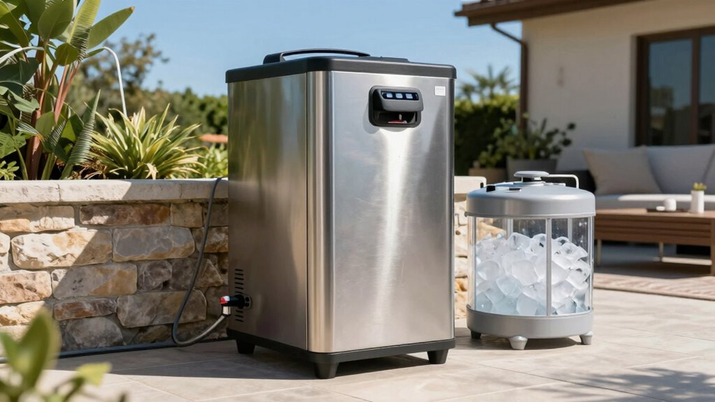 water line offers continuous ice