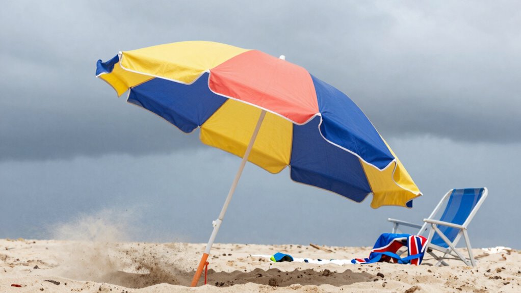 weak fabric and gusts