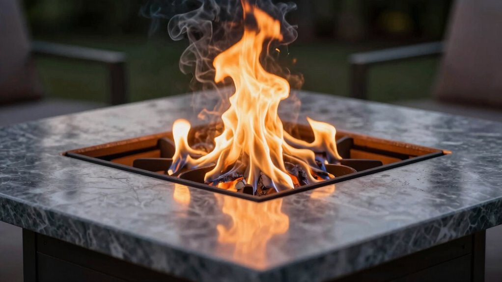 wind disrupts flame stability