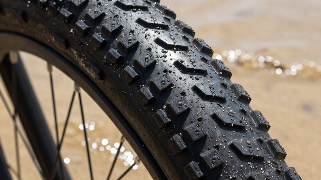 adjust tire pressure and tread