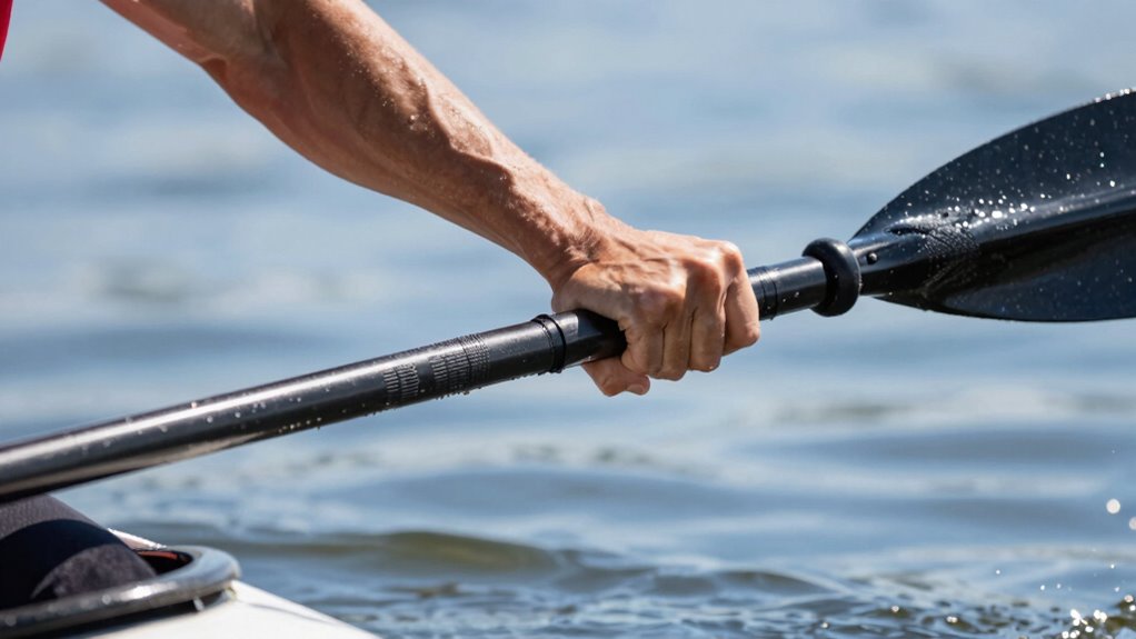 adjusting paddle for endurance