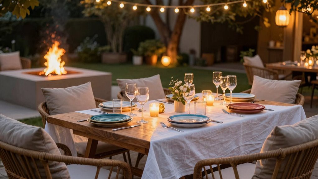 all day outdoor entertaining