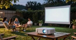 backyard projector brightness importance