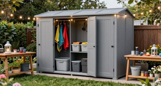 backyard storage organization solution