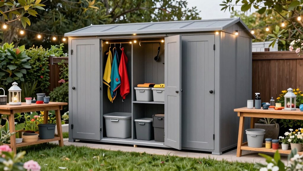 backyard storage organization solution