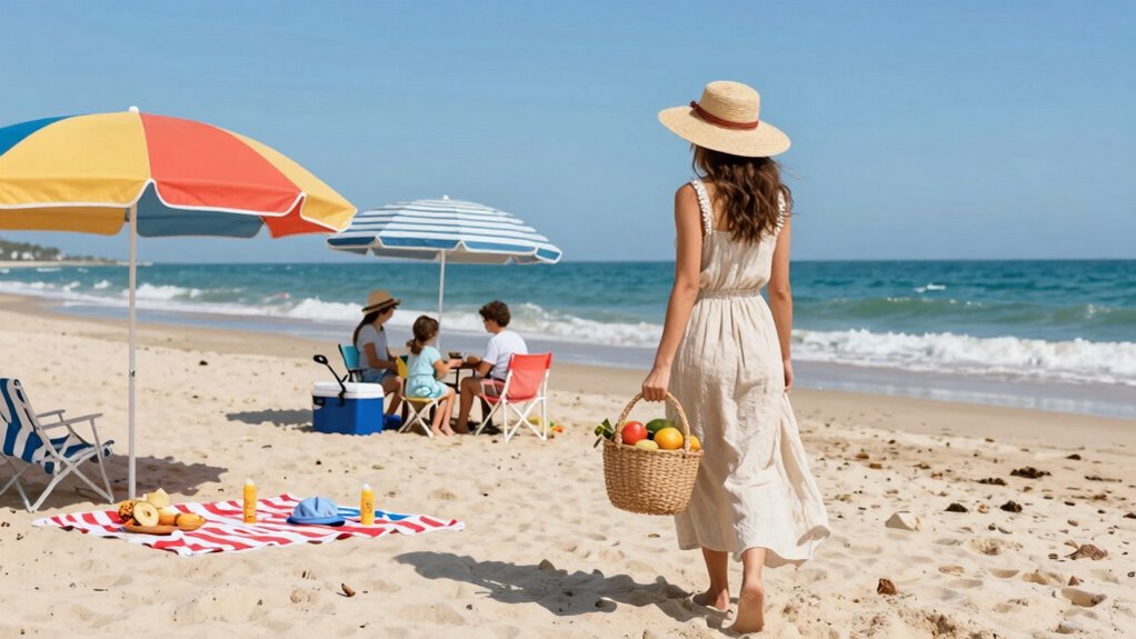 beach errands become summer routine
