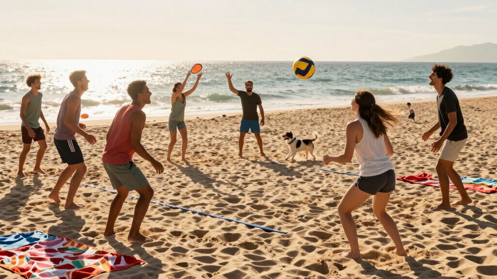 beach games foster connection