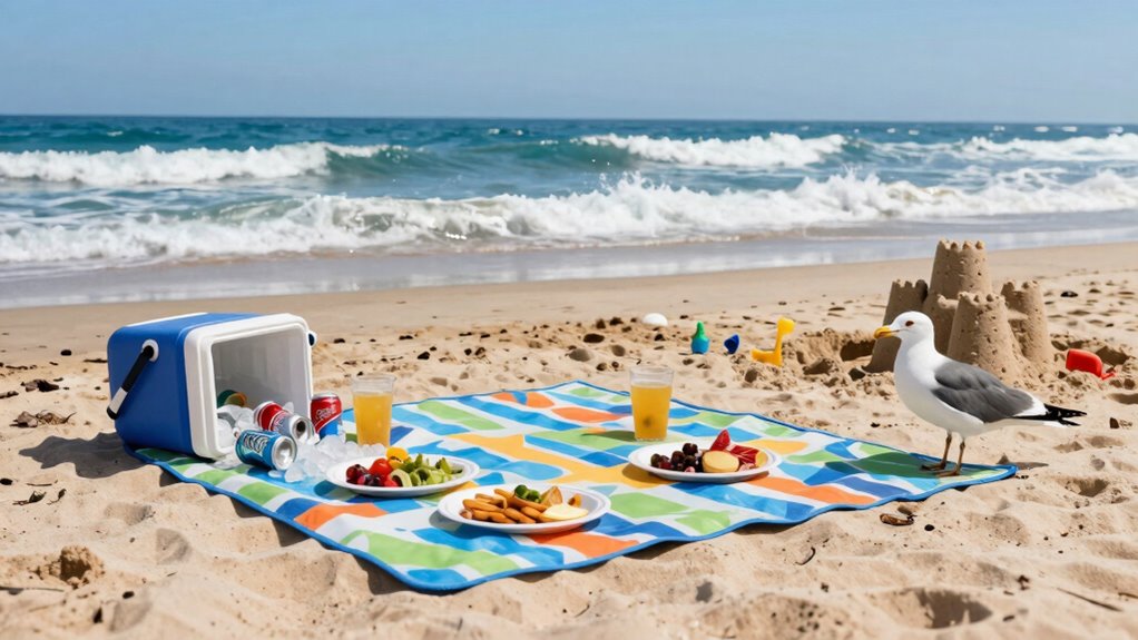 beach safety and sun protection