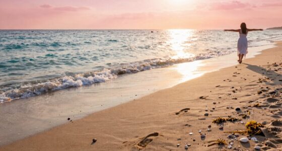 beach walking summer routine