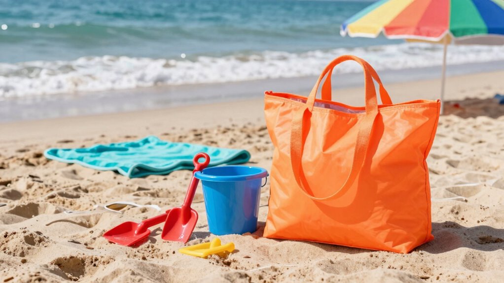 color coded beach organization