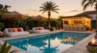 create a luxurious pool retreat