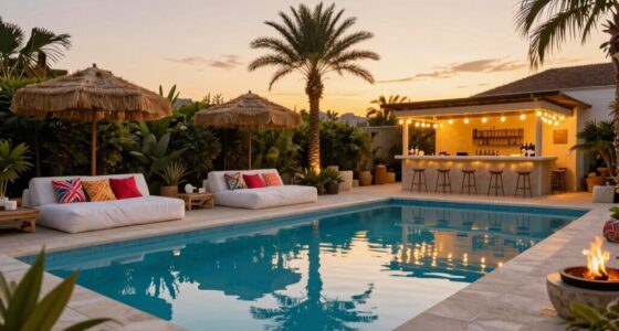 create a luxurious pool retreat