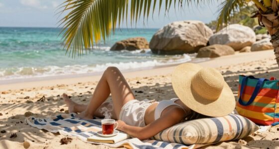 create peaceful solo beach days