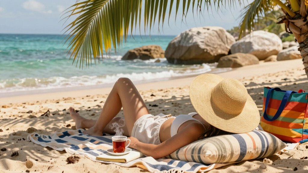 create peaceful solo beach days