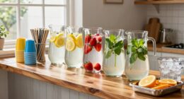 efficient summer drink setup
