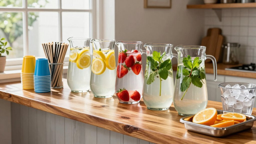 efficient summer drink setup