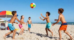 engaging beach game rotation