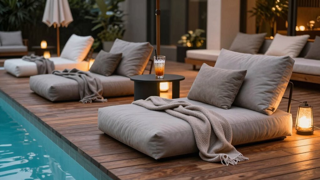 enhance poolside comfort and aesthetics