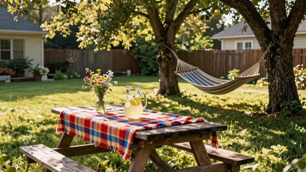 enjoying summer outdoor activities