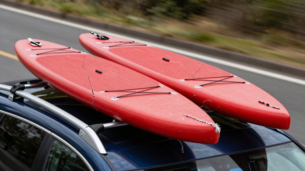 incorrect roof rack setup