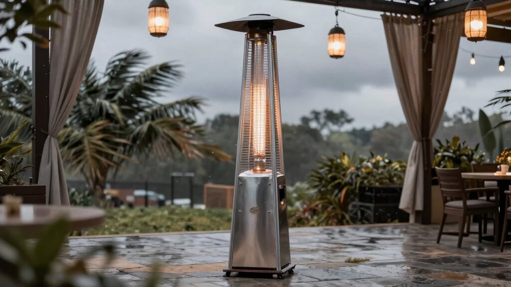 infrared heaters withstand wind