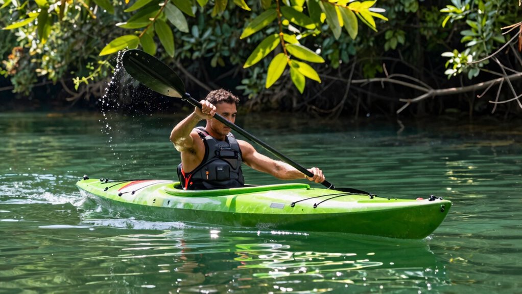 kayak feels slow paddling