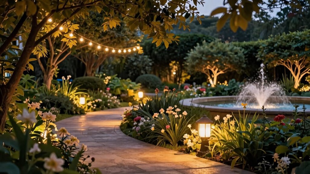 layered aesthetic outdoor illumination
