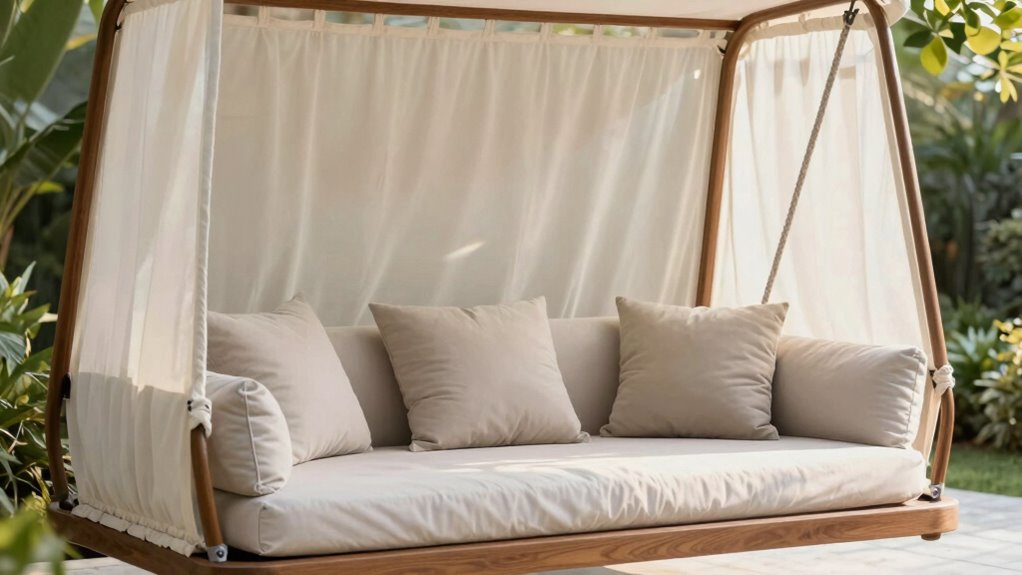 light airy outdoor retreat