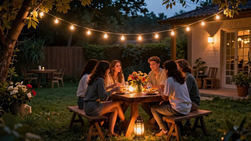 lighting shapes outdoor ambiance