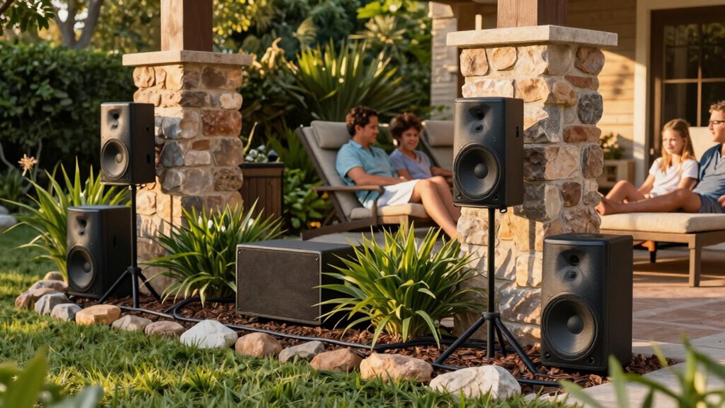 optimized outdoor sound setup