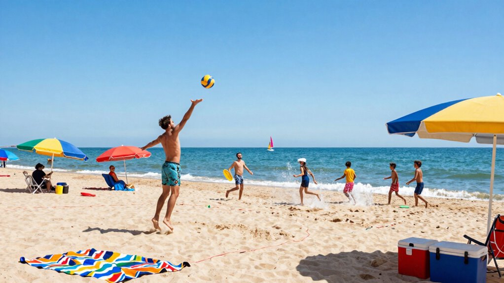 organized beach games planning