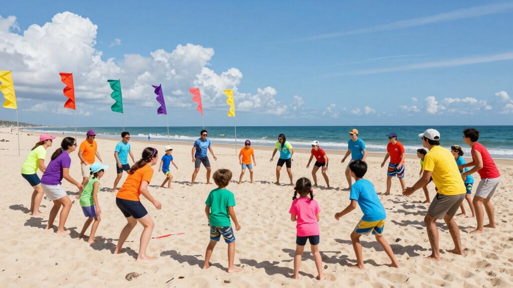 organized fair beach activities