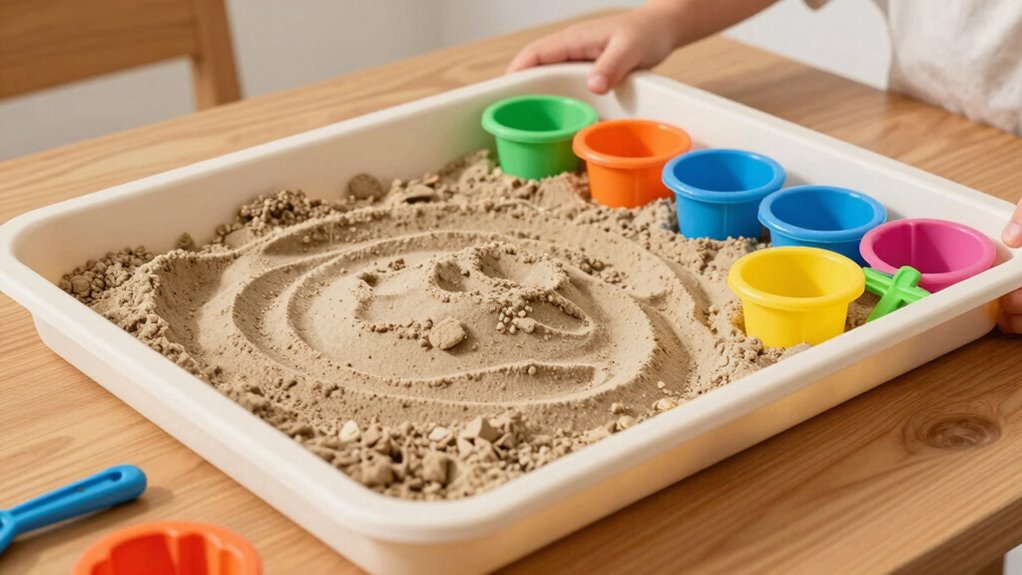 organized safe sand play