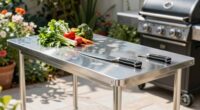 outdoor cooking table upgrade