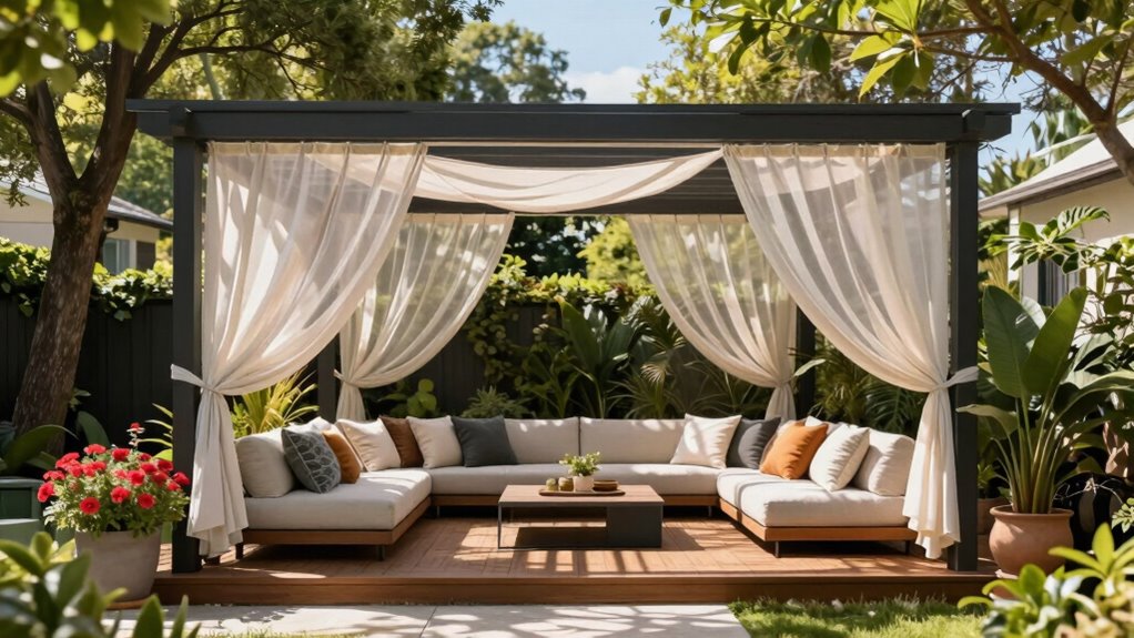 outdoor shade and ambiance