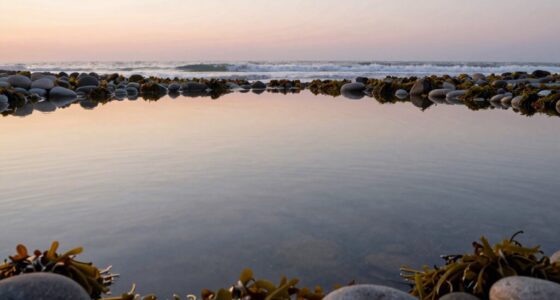 peaceful anticipation before immersion