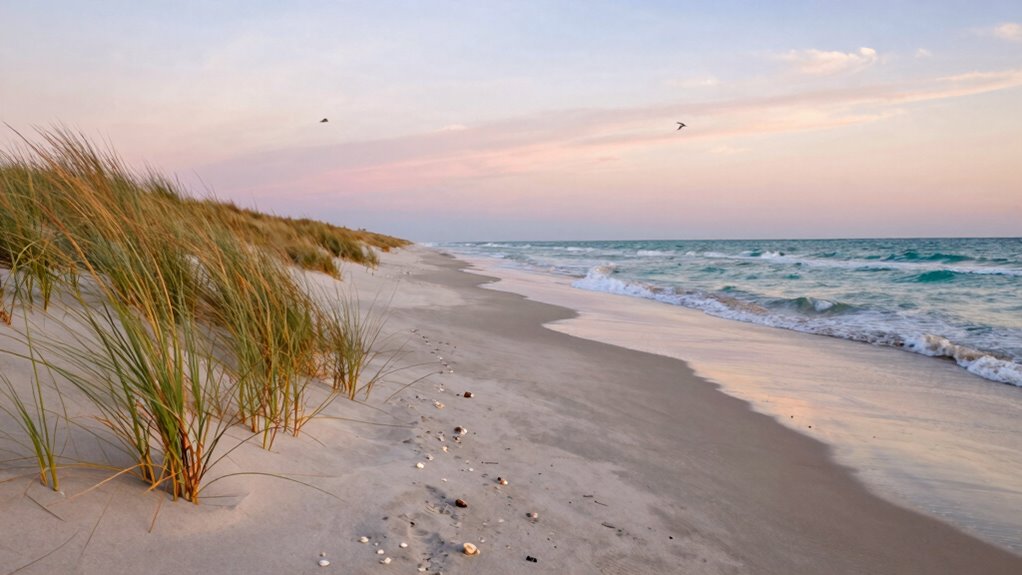 peaceful spontaneous beach escape
