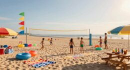 plan organize beach celebration