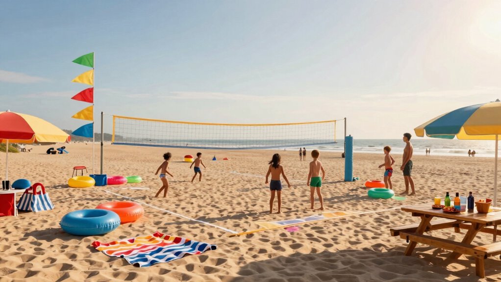 plan organize beach celebration
