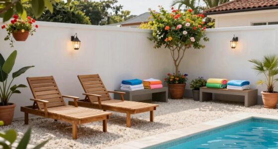 pool area organization tips