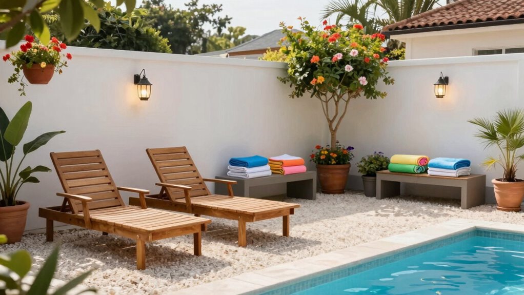 pool area organization tips