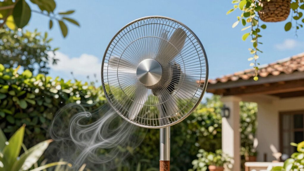 portable energy efficient outdoor cooling
