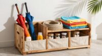 proper beach accessory storage